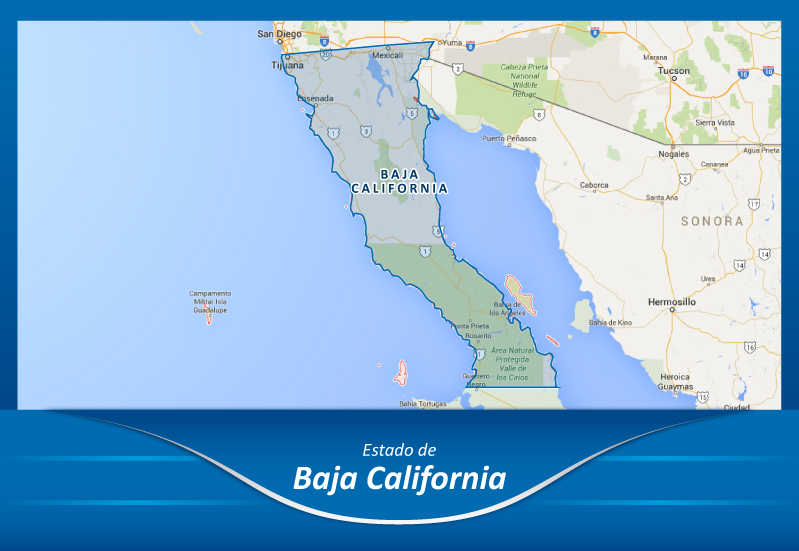 Autolineas de la Ciudad de México a Baja California