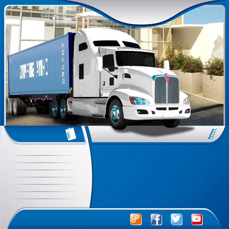  Autolineas en camión trailer porta contenedor