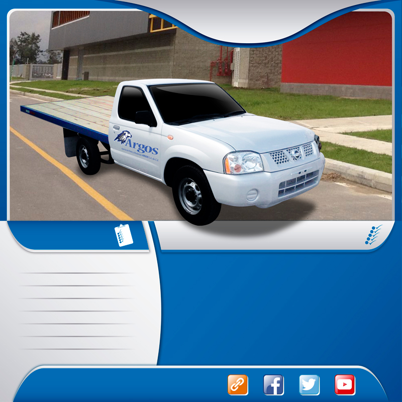  Autolineas en camioneta pick up plataforma